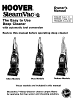Hoover F5870-900 Owner's manual