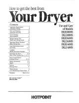 Hotpoint DLB3600SBLWH Owner's manual
