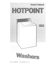 Hotpoint VVSR1040V0WW Owner's manual