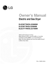 LG Electronics DLE 5977 B User manual