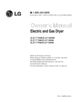 LG DLE7177RM Owner's manual