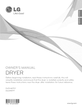LG DLEX4070W Owner's manual