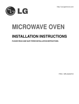 LG LMV2015SB/00 Installation guide