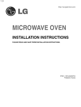 LG LMVM2277ST Installation guide
