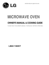 LG LMA1180ST Owner's manual