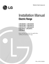 LG LSE3092ST/00 Installation guide