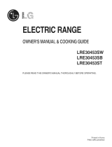 LG LRE30453ST/00 Owner's manual