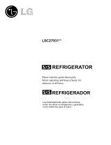 LG LSC27931ST/00 Owner's manual