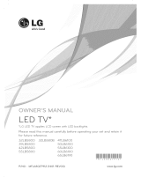 LG 32LB5800 Owner's manual