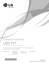 LG 55UB8200 Owner's manual