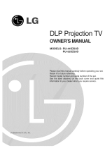 LG RU-44SZ63D Owner's manual