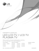 LG 55LX6500 Owner's manual