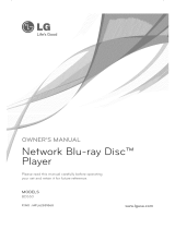 LG BD550 Owner's manual