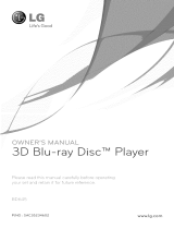 LG BD645 Owner's manual