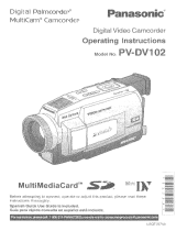 Panasonic PV-DV102 Owner's manual