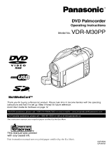 Panasonic VDR-M30PP Owner's manual