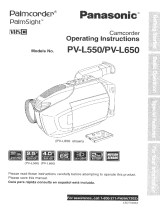Panasonic PV-L550 Owner's manual