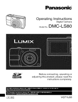 Panasonic DMC-LS80 Owner's manual