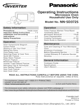 Panasonic NN-SD372S Owner's manual