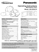 Panasonic NN-SD697S Owner's manual