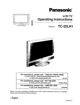 Panasonic TC-22LH1 Owner's manual