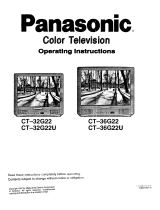 Panasonic CT-32G22 Owner's manual