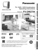 Panasonic PV-DM2794 Owner's manual