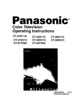 Panasonic CT-32D31CE Owner's manual