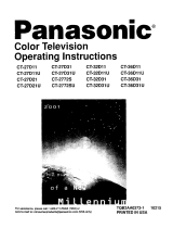 Panasonic CT-32D11UE Owner's manual