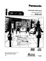 Panasonic DVD-A7 Owner's manual