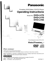 Panasonic DVD-LV55 Owner's manual
