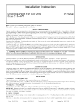 Payne PF1MNB036000 Installation guide