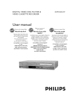 Philips DVP3150V/37 Owner's manual