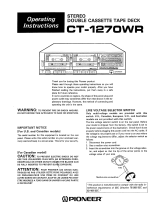 Pioneer CT1270WR Owner's manual