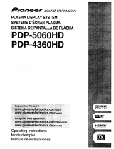 Pioneer PDP-4360HD Owner's manual