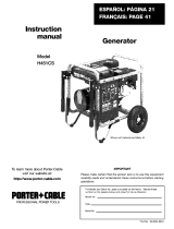Porter Cable H451CS-W-3 Owner's manual