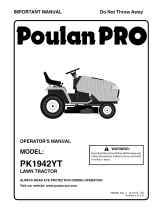 Poulan PK1942YT Owner's manual