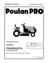 Poulan PD20H42STA Owner's manual