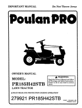 Poulan PR185H42STB Owner's manual