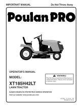 Poulan XT185H42LT Owner's manual