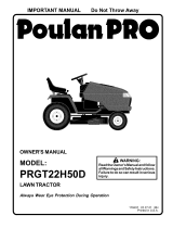 Poulan PRGT22H50D Owner's manual