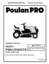 Poulan PRK17H42STB Owner's manual