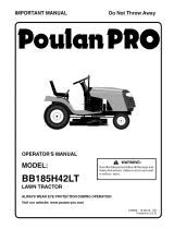 Poulan BB185H42LT Owner's manual