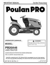Poulan PB20A46-96042016900 Owner's manual