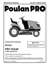 Poulan PB175A46 (96042015700) Owner's manual