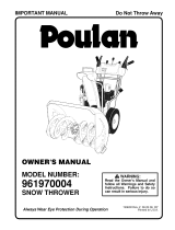 Poulan PP1130ES Owner's manual