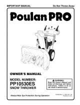 Poulan Pro PP1130ES Owner's manual