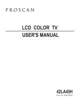 ProScan 42LA45H User manual
