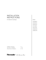 Thermador CET304FS/01 Installation guide