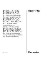 Thermador T36IT71FN/26 Installation guide